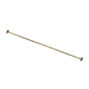 The Hanson, stainless steel concealed fixing shower curtain rail, 2m, PVD Polished Brass