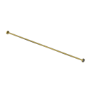 The Hanson, stainless steel concealed fixing shower curtain rail, 2m, PVD Satin Brass