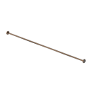 The Hanson, stainless steel concealed fixing shower curtain rail, 2m, PVD Polished Bronze