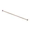 The Hanson, stainless steel concealed fixing shower curtain rail, 2m, PVD Polished Warm Gold
