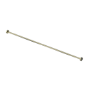 The Hanson, stainless steel concealed fixing shower curtain rail, 2m, PVD Polished Champagne
