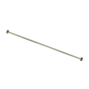 The Hanson, stainless steel concealed fixing shower curtain rail, 2m, PVD Satin Champagne