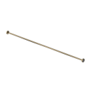 The Hanson, stainless steel concealed fixing shower curtain rail, 2m, PVD Polished Warm Brass