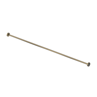 The Hanson, stainless steel concealed fixing shower curtain rail, 2m