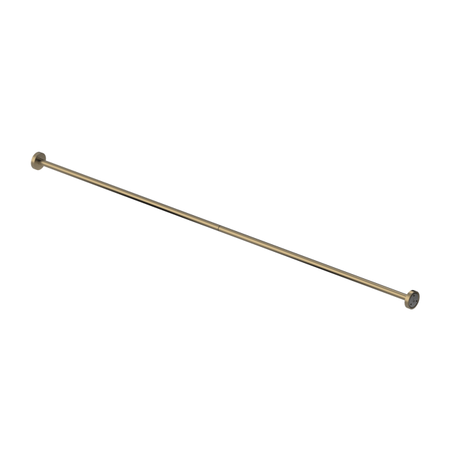 The Hanson, stainless steel concealed fixing shower curtain rail, 2m