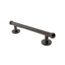 The Portland, solid brass concealed fixing grab rail, Natural Antique Bronze