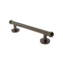 The Portland, solid brass concealed fixing grab rail, Natural Weathered Bronze