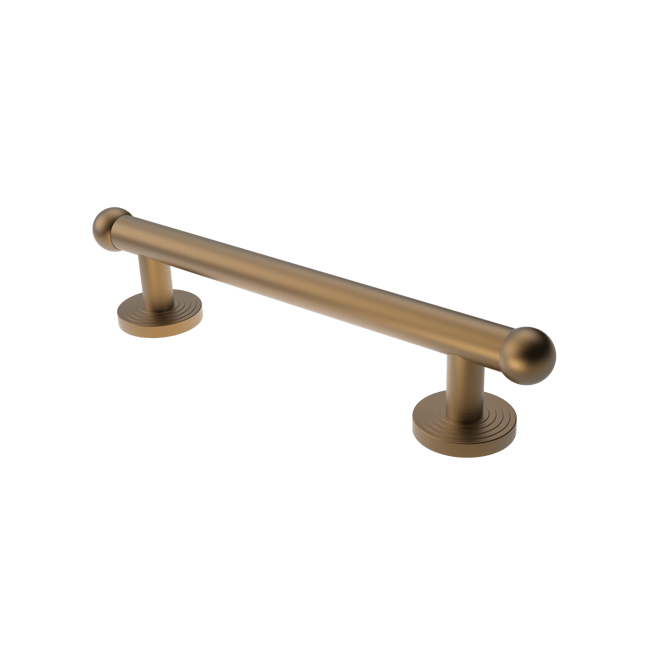 The Portland, solid brass concealed fixing grab rail