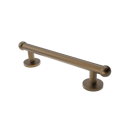 The Portland, solid brass concealed fixing grab rail, Natural Weathered Brass