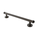 The Portland, solid brass concealed fixing grab rail, Natural Antique Bronze