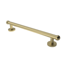 The Portland, solid brass concealed fixing grab rail, Natural Satin Brass