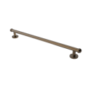 The Portland, solid brass concealed fixing grab rail, Natural Satin Bronze