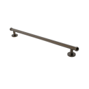 The Portland, solid brass concealed fixing grab rail, Natural Weathered Bronze