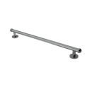 The Portland, solid brass concealed fixing grab rail, Satin Chrome Plated