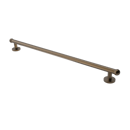 The Portland, solid brass concealed fixing grab rail, Natural Satin Bronze