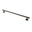 The Portland, solid brass concealed fixing grab rail, Natural Weathered Bronze