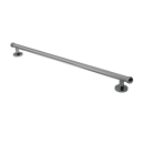 The Portland, solid brass concealed fixing grab rail, Polished Chrome Plated