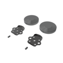 The Portland, removable rail fitting kit & blanking covers, Polished Chrome Plated