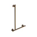 The Portland, 900 x 600 solid brass concealed fixing removable L-shape grab rail