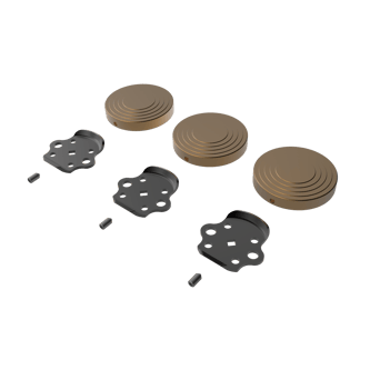 The Portland, removable L-shape grab rail fitting kit & blanking covers