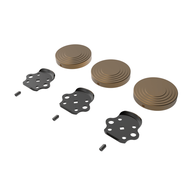 The Portland, removable L-shape grab rail fitting kit & blanking covers