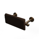 The Portland, 220mm solid brass concealed fixing back rest rail and pad