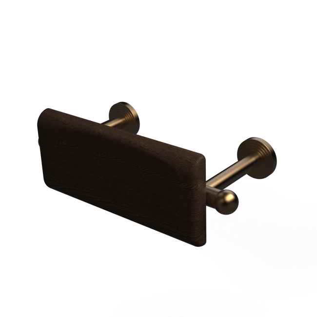 The Portland, 220mm solid brass concealed fixing removable back rest rail and pad