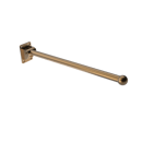 The Portland, 800mm solid brass exposed fixing hinged support rail