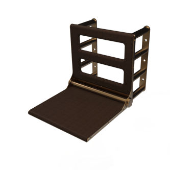 The Portland, wall mounted fold down Doc M shower seat