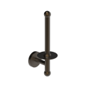 The Portland Vertical Toilet Roll Holder, Natural Weathered Bronze