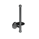 The Portland Vertical Toilet Roll Holder, Polished Chrome Plated