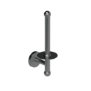 The Portland Vertical Toilet Roll Holder, Satin Chrome Plated