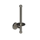The Portland Vertical Toilet Roll Holder, Satin Nickel Plated