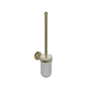 The Portland Toilet Brush and Holder, Natural Satin Brass