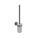 The Portland Toilet Brush and Holder, Satin Chrome Plated