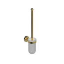 The Portland Toilet Brush and Holder, Polished Gold Plated