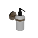 The Portland Single Soap Dispenser, Natural Satin Bronze