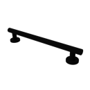 The Cavendish, stainless steel concealed fixing grab rail, Deep Matt Black