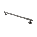 The Cavendish, stainless steel concealed fixing grab rail, PVD Polished Graphite