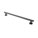 The Cavendish, stainless steel concealed fixing grab rail, PVD Polished Anthracite