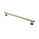 The Cavendish, stainless steel concealed fixing grab rail, PVD Polished Warm Brass