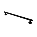 The Cavendish, stainless steel concealed fixing grab rail, Deep Matt Black