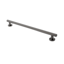 The Cavendish, stainless steel concealed fixing removable grab rail, PVD Polished Graphite