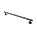 The Cavendish, stainless steel concealed fixing removable grab rail, PVD Satin Graphite