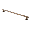 The Cavendish, stainless steel concealed fixing grab rail, PVD Polished Bronze