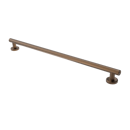 The Cavendish, stainless steel concealed fixing grab rail, PVD Satin Bronze