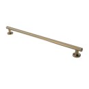 The Cavendish, stainless steel concealed fixing grab rail, PVD Satin Warm Brass
