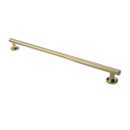 The Cavendish, stainless steel concealed fixing removable grab rail, PVD Polished Brass