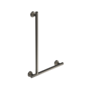 The Cavendish, stainless steel concealed fixing L-shape grab rail, Satin Nickel Plated