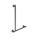 The Cavendish, stainless steel concealed fixing L-shape grab rail, Satin Stainless Steel